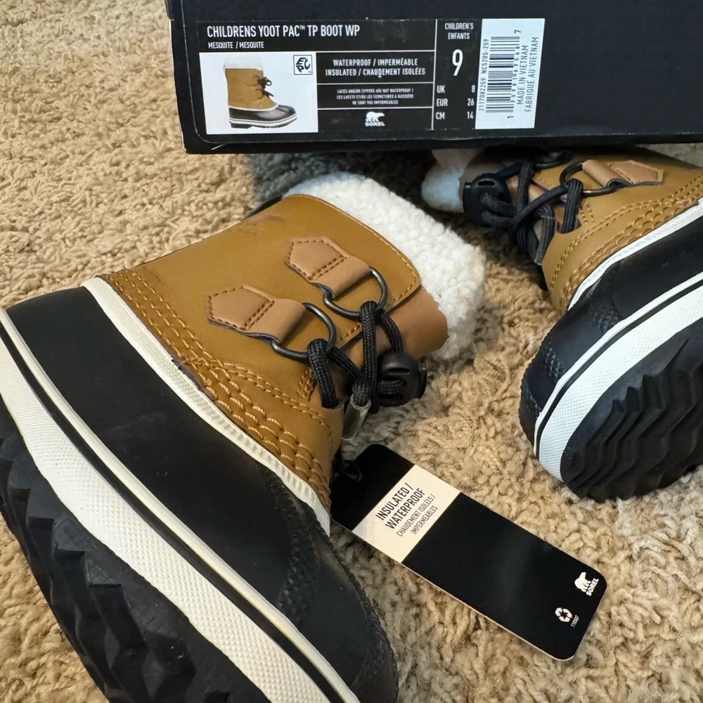 SOREL Yoot Pac TP Waterproof Boots - Size 9